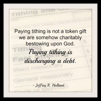 Why Do Mormons Require Tithing?