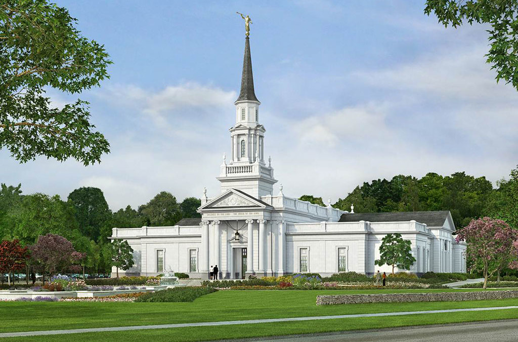 Mormon Temples Currently Under Construction Infographic